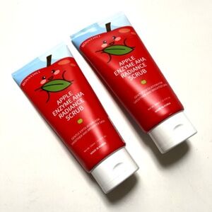 New Lot 2x Korean BONNYHILL Apple Enzyme AHA Radiance Scrub Exfoliator K-Beauty